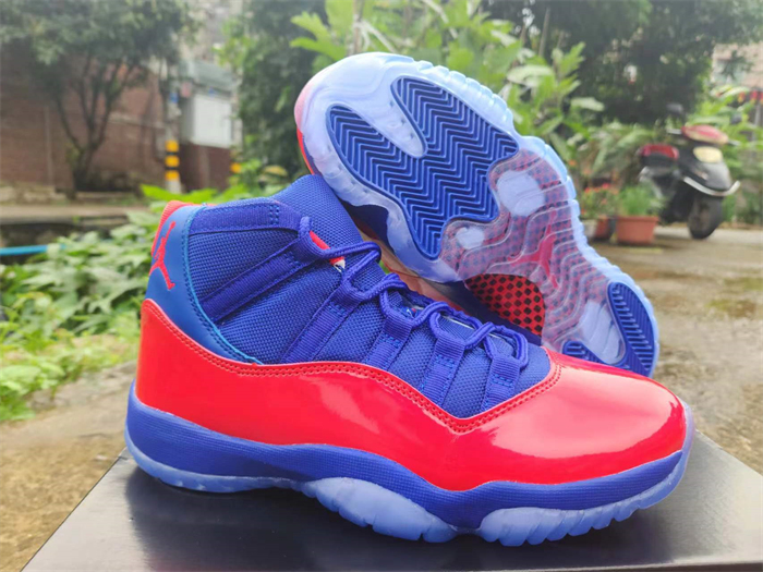 Men's Running weapon Air Jordan 11 Royal/Red Shoes 086